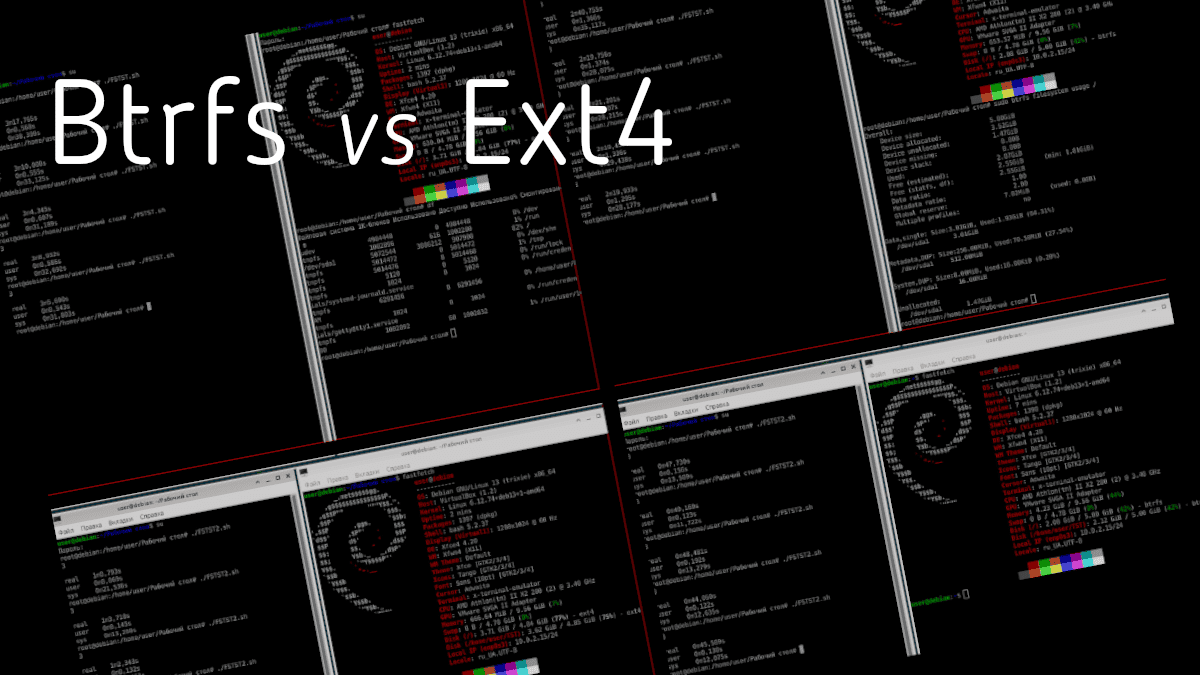 btrfs ext4